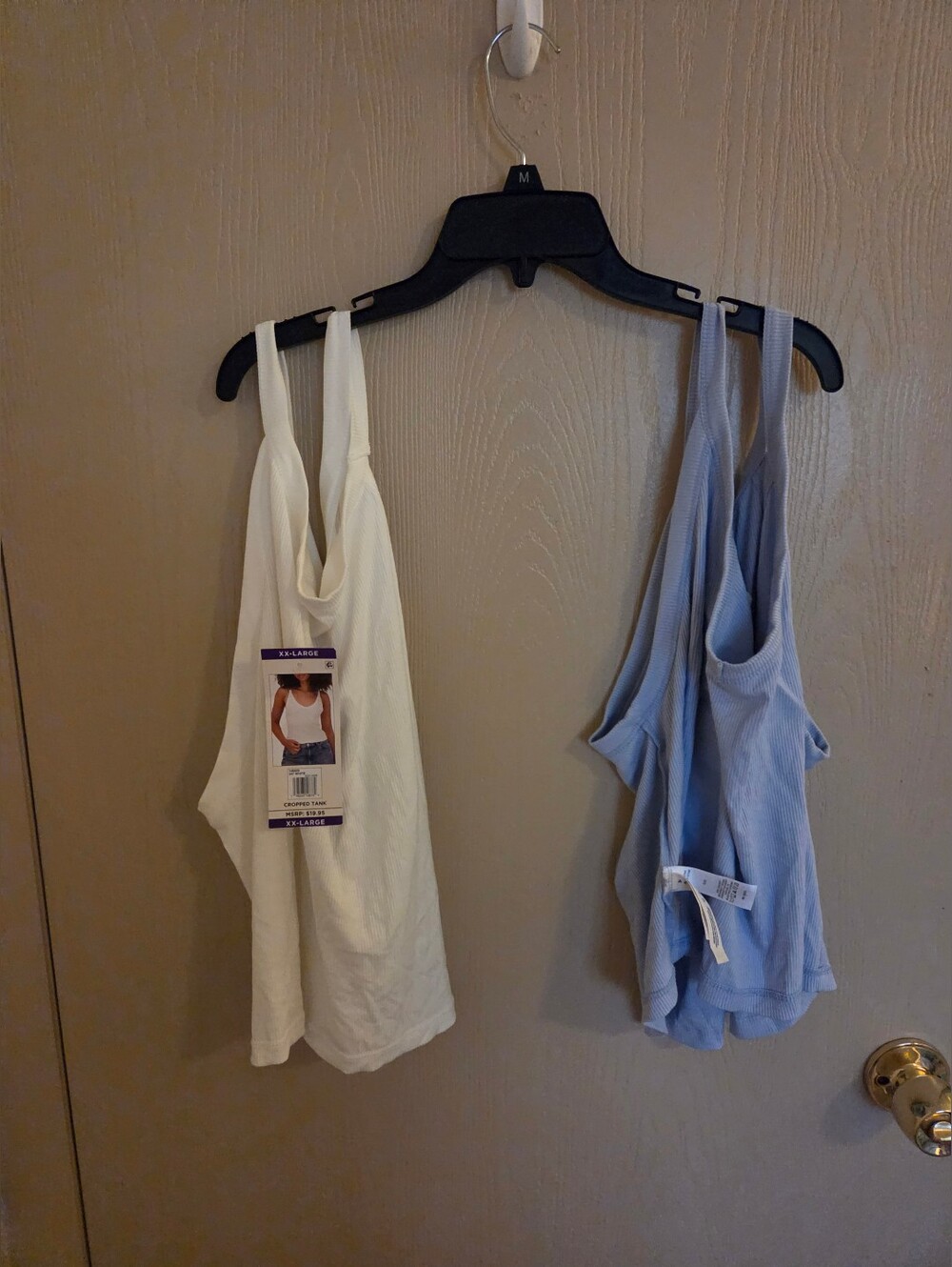 Aeropostale Lot Of Two Cropped Convertible Ribbed Tanks XL/XXL